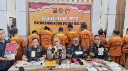 Ungkap Jaringan Narkoba Lintas Daerah, Polda Kaltim Amankan 2,6 Kilogram Sabu